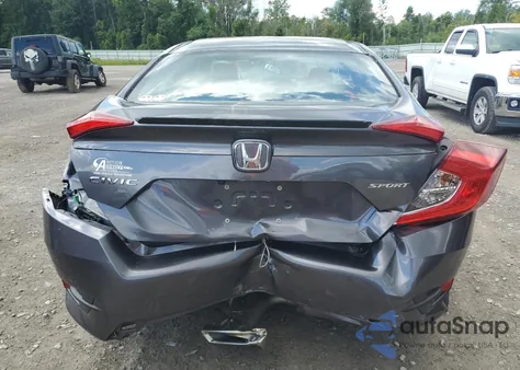2021 Honda Civic Sport из США, поврежденный, VIN 19XFC2F86ME003119